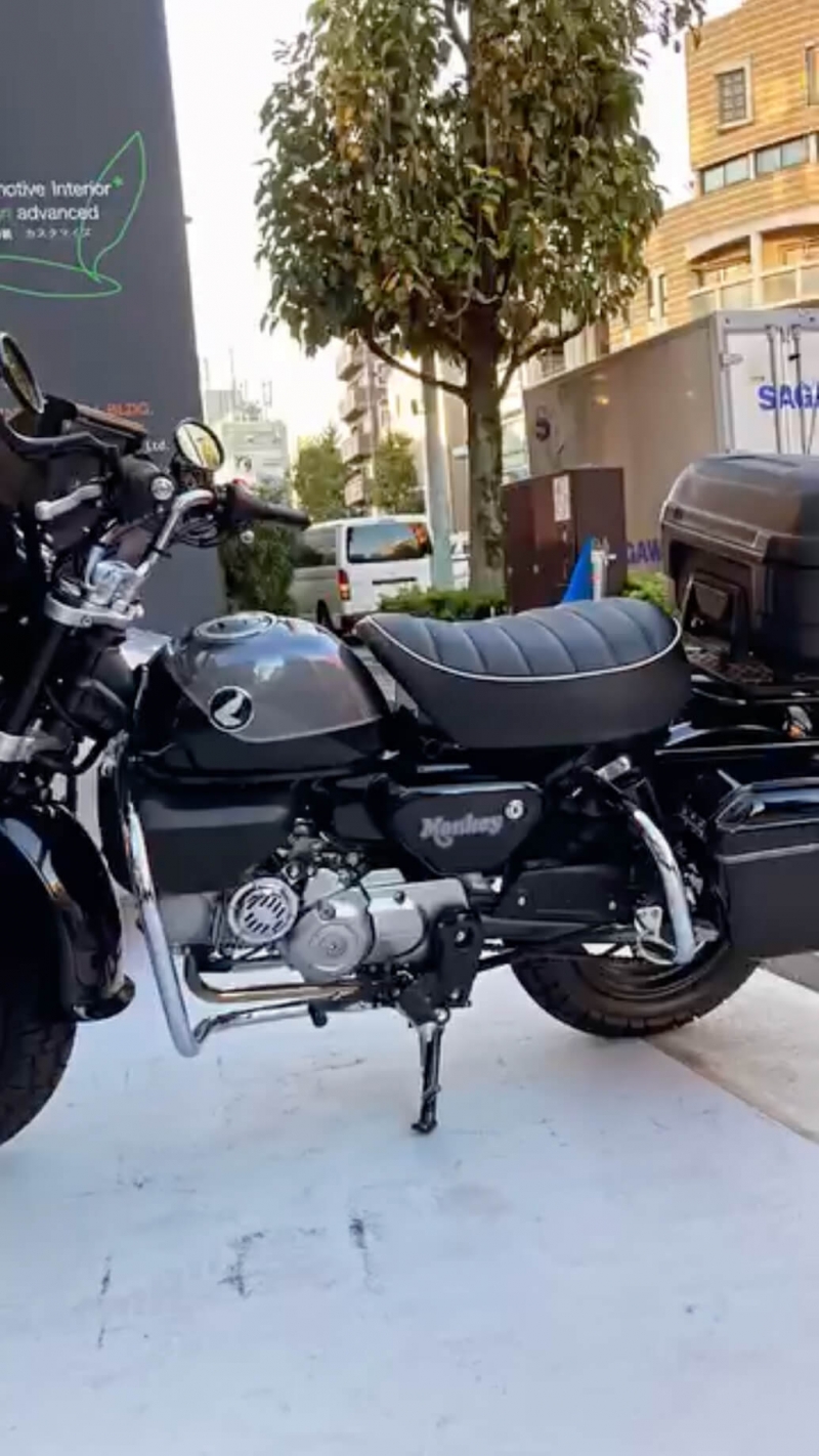 ホンダモンキー キジマハレー仕様 アクリル風防カット4