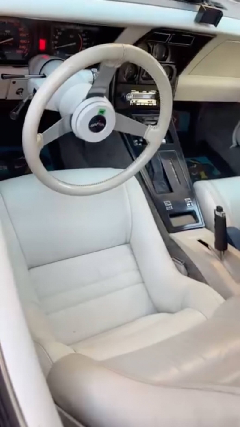 Chevrolet Corvette Stingray  1979年式 クッションウレタンまし・表皮はミュラヘッドのホワイトで再生2
